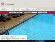 Tablet Screenshot of hotelcapanni.com